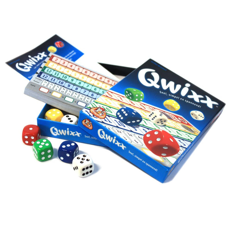 Load image into Gallery viewer, White goblin games qwixx dobbelspel (nederlands, 2 - 5 spelers, 15 minuten, vanaf 8 jaar)
