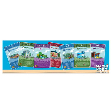 White goblin games machi koro uitbreiding - metropool