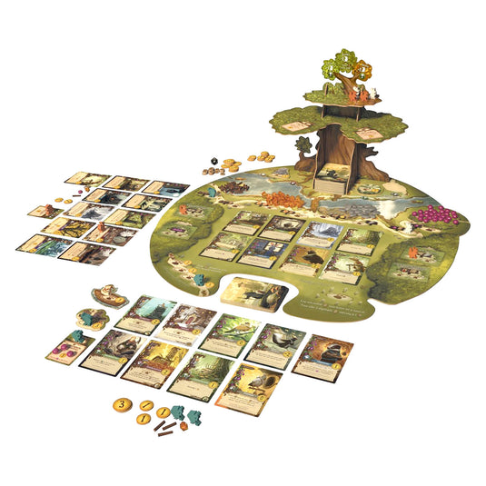 White goblin games everdell bordspel (nederlands, 1 - 4 spelers, 40 minuten, vanaf 10 jaar)