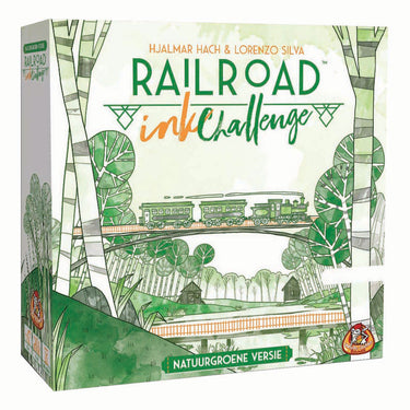 White goblin games railroad ink groen - dobbelspel