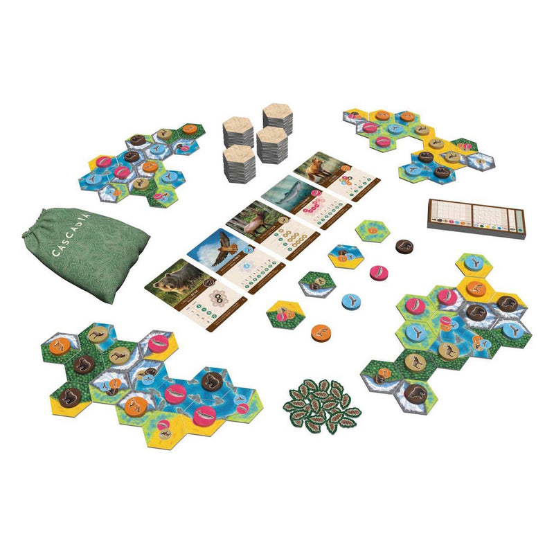 Load image into Gallery viewer, White goblin games cascadia bordspel (nederlands, 1 - 4 spelers, 45 minuten, vanaf 10 jaar)
