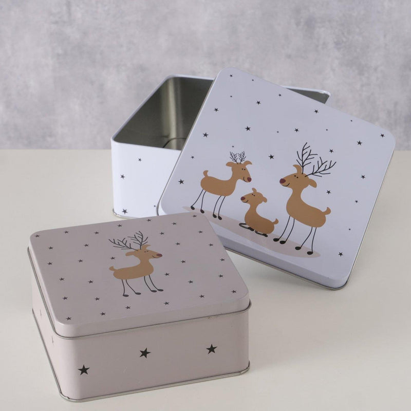 Load image into Gallery viewer, Boltze home opbergblikset timba 2-delig lxb13-15cm h6-7cm

