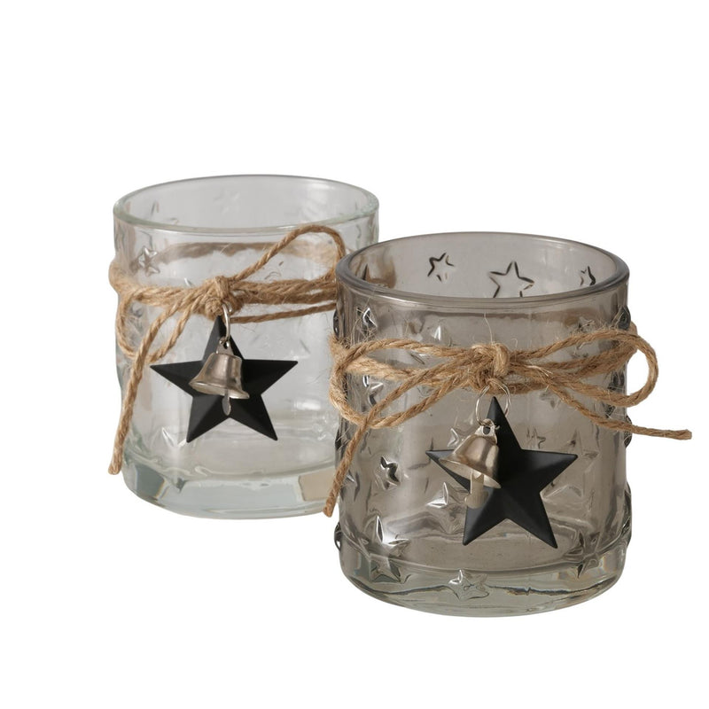 Load image into Gallery viewer, Boltze home windlicht ster 9,5x8x8cm
