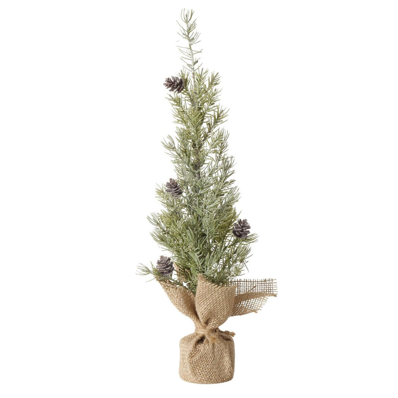 Load image into Gallery viewer, Boltze home kunstkerstboom in jute zak pijnboom ã˜15xh51cm
