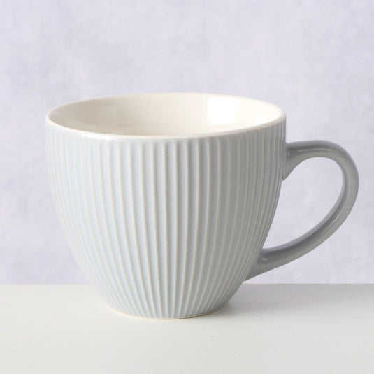 Boltze home mok grijs 420ml ø10,7cm