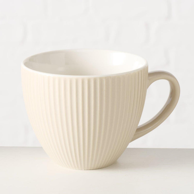 Load image into Gallery viewer, Boltze home jumbo-mok ranura beige 420ml ã˜10,7xh8,7cmvaatwasmachinebestendig
