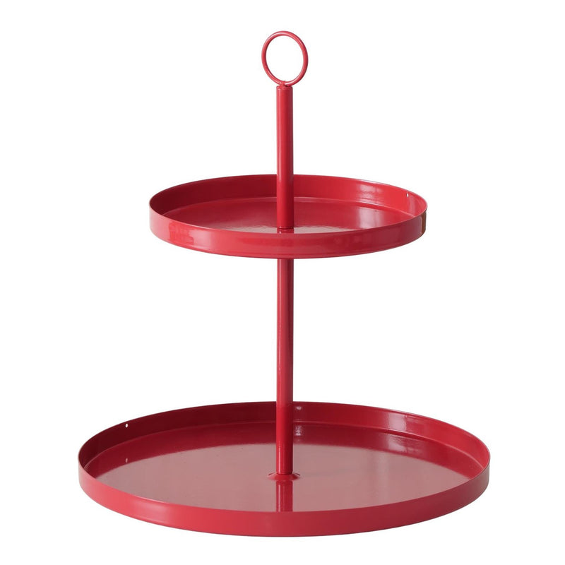 Load image into Gallery viewer, Boltze home etagã¨re samina rood ã˜30xh34cm
