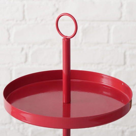 Boltze home etagã¨re samina rood ã˜30xh34cm