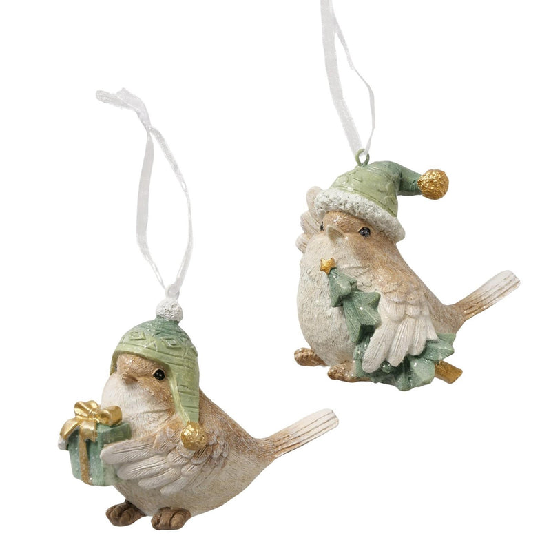Load image into Gallery viewer, Boltze home kersthanger vogel 7,5x7cm
