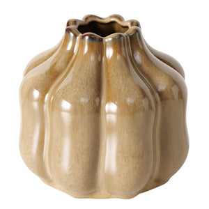 Boltze home vaas aurelia bruin ø12,5xh11,3cm