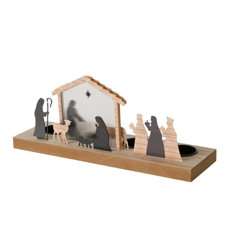 Load image into Gallery viewer, Boltze home kersttafereel 30x9,2x12,5cm
