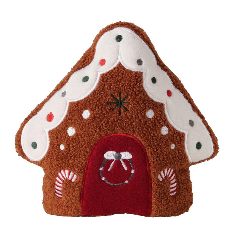 Load image into Gallery viewer, Boltze home kussen ginger peperkoekhuis 28cm
