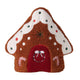 Boltze home kussen ginger peperkoekhuis 28cm