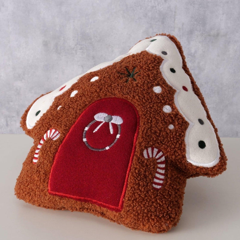 Load image into Gallery viewer, Boltze home kussen ginger peperkoekhuis 28cm
