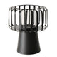 Boltze home windlicht zwart 18x18x21cm