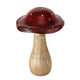 Boltze home paddenstoel pilo mangohout 10x10x14,5cm