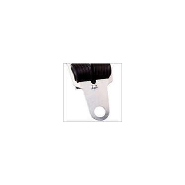 Bibia snelbinder rubber met vaste asklem - zwart