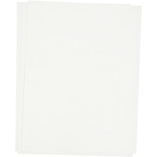 Creativ company transfer vellen, vel 21,5x28 cm, voor donker en licht textiel, wit, 3 vel 1 doos