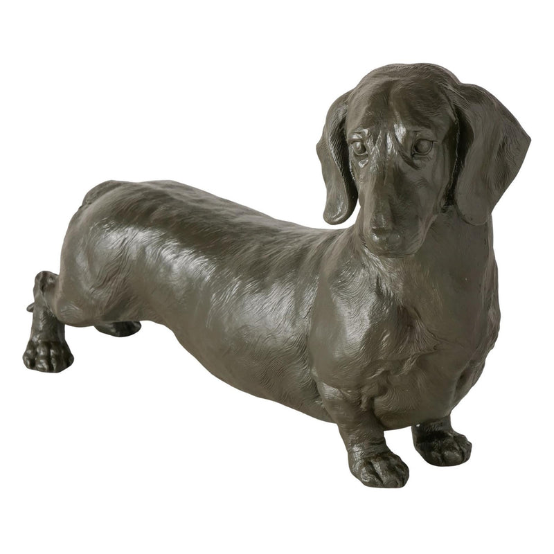 Load image into Gallery viewer, Boltze home figuur tekkel zwart 38x24cm
