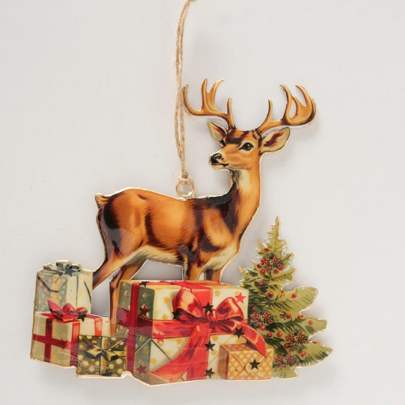 Load image into Gallery viewer, Boltze home kersthanger hert 14,5x15cm
