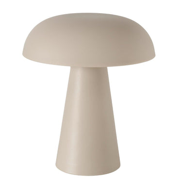 Boltze home led tafellamp adelia beige ã˜15xh17,5cm