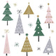 Duni servetten noel trees 33x33cm