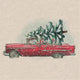 Duni servetten kerstboom in auto 33cm