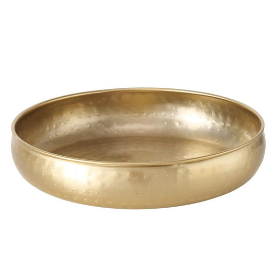 Boltze home schaal goudkleur 4ø30xh6,5cm