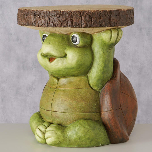 Boltze home bijzettafel toodsie schildpad 37x36x40,5cm keramiek