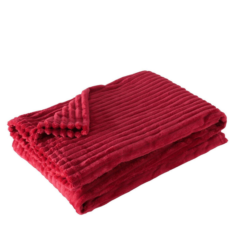 Load image into Gallery viewer, Boltze home woondeken hygge roze polyester 180x130cm
