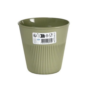 Duni kunststof beker hot stripes green 24cl