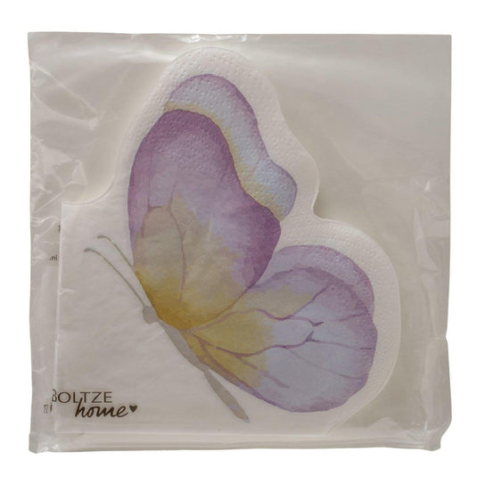 Boltze home servetten vlinder 16x15cm