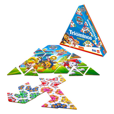 Goliath triominos junior paw patrol - bordspel - kinderspel - speel triominos met jouw favoriete paw patrol personage.