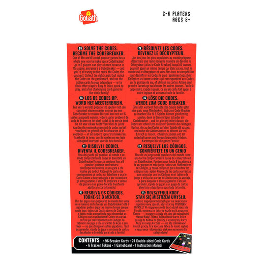 Goliath mastermind code breakers kaartspel