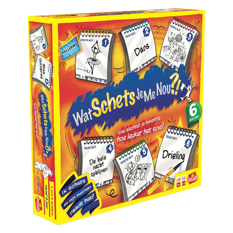 Afbeelding laden in galerijviewer, Goliath games goliath wat schets je me nou?! gezelschapsspel - 6 spelers
