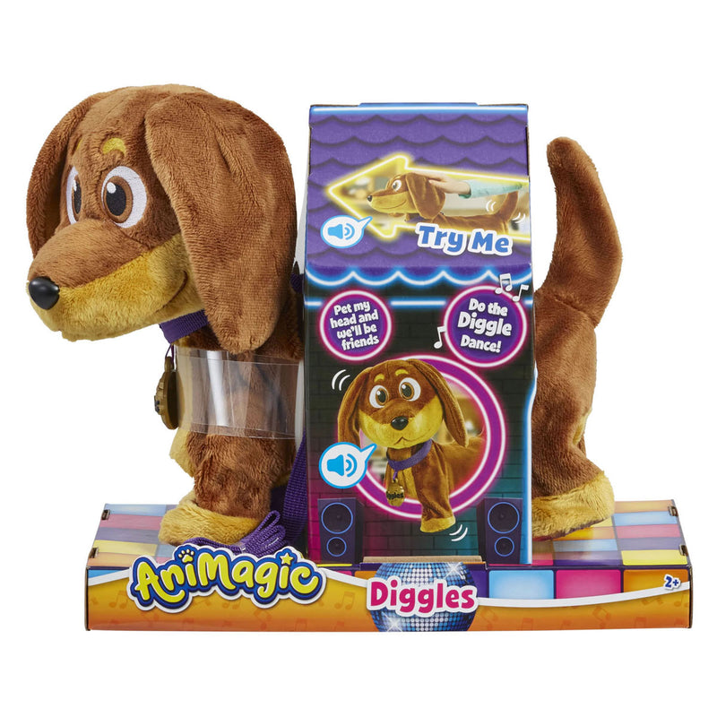 Load image into Gallery viewer, Goliath animagic diggles hond interactieve knuffel
