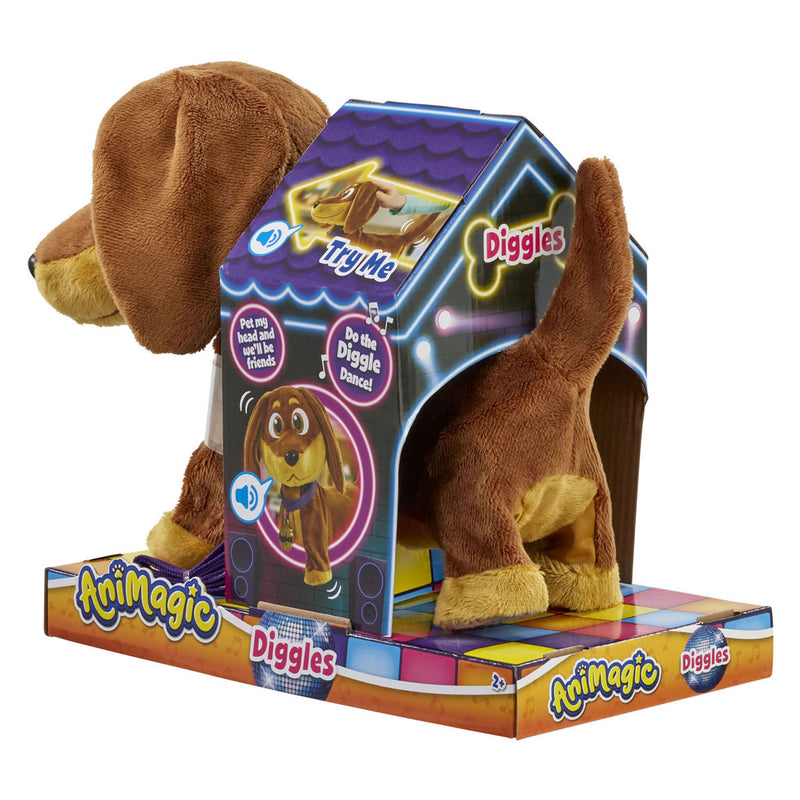 Load image into Gallery viewer, Goliath animagic diggles hond interactieve knuffel
