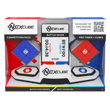 Goliath nexcube competition pack - breinbreker - speed cube - met 2 kubussen en een timer - snelste speedcube op de markt!