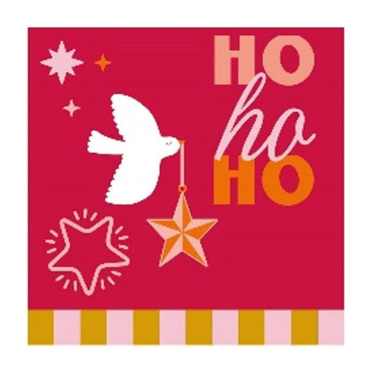 Duni servetten festive joy 33x33cm