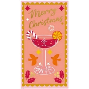 Duni servetten xmas cocktail 33x40cm