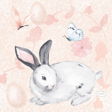 Duni servetten soft easter 24x24cm fsc tissue papier