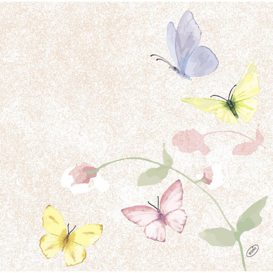 Duni servetten sweet peach 40x40cm