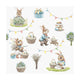 Duni servetten bunny joy 33cm