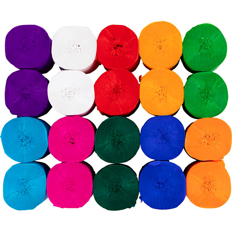 Load image into Gallery viewer, Https: www.cchobby.nl rollen-crepepapier-l-20-m-b-5-cm-22-gr-diverse-kleuren-20-rol-1-doos
