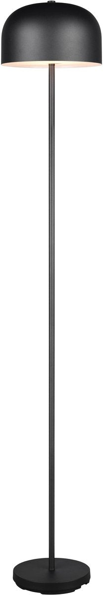 Rl live your light reality jeff - vloerlamp - zwart mat - incl. 1x smd 2,5 w - 4-stappen touch - usb-aansluiting - oplaadbaar - snoerloos