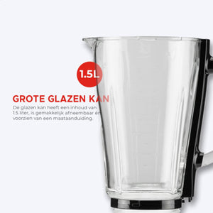 Bourgini blender retro 1,5l