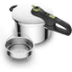Tefal p25807 secure 5 trendy snelkookpan 6 liter met stoommand