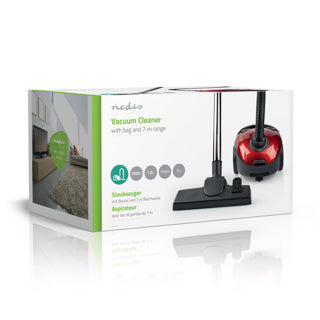 Load image into Gallery viewer, Nedis stofzuiger met zak 700w 1,5l
