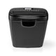 Nedis papierversnipperaar - 6x a4 vellen - 10l - voor thuis kantoor - stroken p2 - zwart