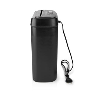 Nedis papierversnipperaar - 6x a4 vellen - 10l - voor thuis kantoor - stroken p2 - zwart